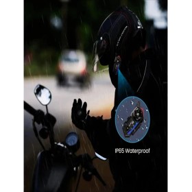 Resim Magicool BT57 Motosiklet Kask Kulaklık Intercom Işıklı Motorsiklet Interkom 