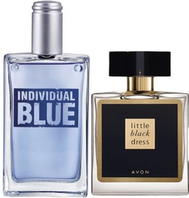 Resim Avon Individual Blue Erkek Edt - Little Black Dress Kadın Edp Parfüm Seti 