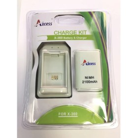Resim Pega Xbox 360 Batarya ve Pil Şarj Aparatı Charger Kit 