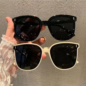 Resim 1 adet Moda PVC Kare Gözlük Kadınlar ve Erkekler için, Araba Sürüşü için Basit Tasarım Dekoratif Gözlük 