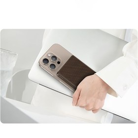Resim Benks MP17 ArmorGo M-safe Şarj Özellikli ArmorTint Aramid Fiber Qi2 Teknolojili Powerbank 15W 10000mAh - Gold 