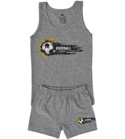 Resim Erkek Çocuk Futboll Baskılı Atlet Boxer Takım 6047 Bgl-st03475 001 