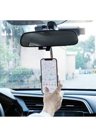 Resim Zore Lg-01 Dikiz Aynası Telefon Tutucu-Siyah 