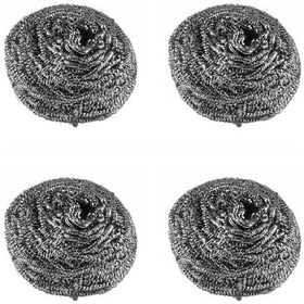 Resim 4 Adet Paslanmaz Bulaşık Teli Endüstriyel Boy 10 gr 