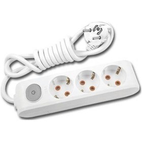 Resim Viko Panasonic 3 'lü 2 Metre Anahtarlı Uzatma Priz 2 M 