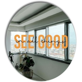 Resim Yuvarlak Ayna, Pinterest Ayna, Renkli Duvar Dekoru, Pinterest Oda Dekoru, Kırılmaz Dekorafif Ayna 