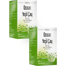 Resim Ocean Yeşil Çay Ekstresi 2 x 60 Kapsül 