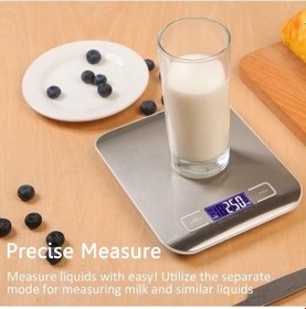 Resim Nm-store Lüx Dijital Mutfak Terazisi 5 Kg 1 Gr Hassas Paslanmaz Çelik + Pil 