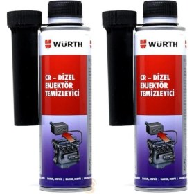 Resim Würth Dizel Enjektör Temizleyici Yakıt Katkısı 300 ml 2 Adet Motor Performansı Artırıcı 