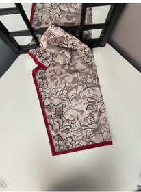 Resim Modakaşmir Aminenesil Akel Sarmaşık Desen Soft Pamuk Şal Açık Kahve 