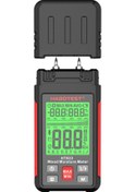 Resim Lemestar Habotest Ht633 İğneli Ahşap Nem Ölçer - Ortam Sıcaklık/nem Ve Lcd Ekranlı Yapı M,siyah Ve Kırmızı 