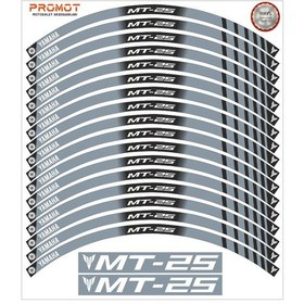 Resim Yamaha Mt25 Uyumlu Jant Şeridi 3 
