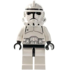 Resim Lego Minifigür Clone Trooper Phase 2 Black Head Sw0126 