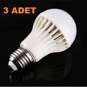 Resim rennway Beyaz 9 w Enerji Tasarruflu Led Ampul 3 Adet 
