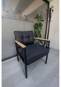 Resim Safir Balkon-bahçe-cafe ,çay Seti, Koltuk Takımı-oturma Grubu,ofis Koltuğu Tekli Antrasit 
