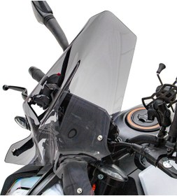 Resim Gp Kompozit Ktm Duke 390 2017-2023 Uyumlu Ön Cam Siyah 46cm 