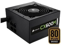 Resim Corsair Builder Cxm 600W Modüler 80+ Bronze 12Cm Fanlı Psu 