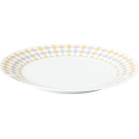 Resim Tabak, Beyaz-Çok Renkli Desenli, 27 cm 