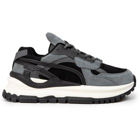 Resim Deery Kadın Hakiki Süet Siyah Sneaker Ayakkabı 