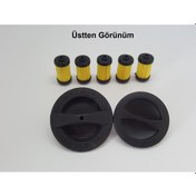 Resim Atiker Gaz Kesici Valfi Parmak Filtre 5 Li Paket 