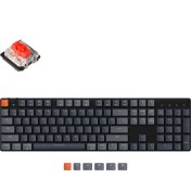 Resim Keychron K5-Se Kablosuz Mekanik Oyuncu Klavyesi-Hot-Swappable-Rgb-Bluetooth 5.1-Multitasking-Mechanical Gateron Red Switch-Low Profile 