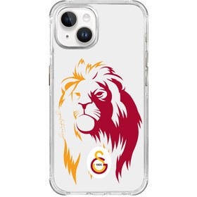 Resim Galatasaray Sarıyla Kırmızı Aslan Şeffaf Telefon Kılıfı - iPhone 15 Pro 