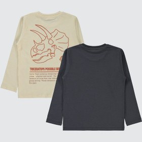 Resim Civil Boys Erkek Çocuk 2'li Sweatshirt 5-13 Yaş Antrasit 