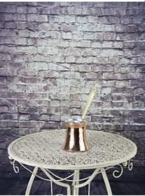 Resim Kalın Bakır Cezve 5-6 Fincanlık 