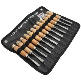 Resim Topshop Th14240 Ahşap Oyma Iskarpela Seti 12 Parça 