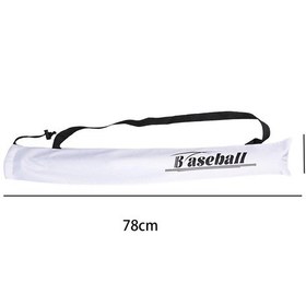 Resim Dolıty Beyzbol Kolu Spor Severler Için Taşınabilir 78cm-beyaz Beyaz 