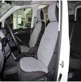 Resim Fiat / Tofaş Murat 124 Lüks Oto Koltuk Minderi Ön 2li Set Bumerang Gri 