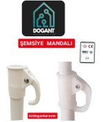 Resim Plaj Balkon Şemsiyesi Mandalı Şemsiye Borusu Sıkıştırma Mandalı 