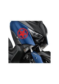 Resim Deeb Army Yamaha Xmax Yıldız Sticker Etiket Mat Kırmızı 2 Adet 