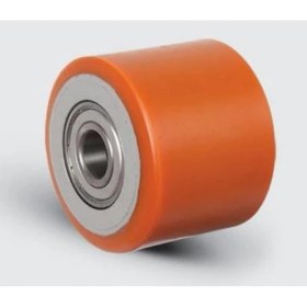 Resim Badem10 Emes Vbp Transpalet Tekeri Turuncu Bilyalı 82x70x20 Rulmanlı 