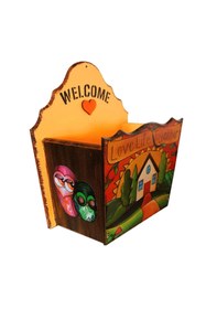 Resim Ayshe Home Ayshehome Tasarım Ahşap Posta Kutusu 