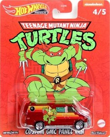 Resim Hot Wheels Ninja Turtles Premium Serisi Custom GMC Panel Van 