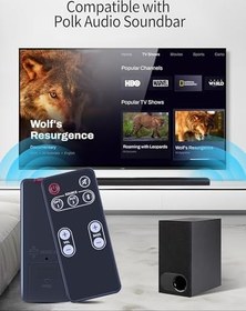 Resim Yedek Uzaktan Kumanda Polk Audio Video Soundbar Hoparlör Sistemi FR1 DSB1 D581 RE95201 E9520-1 Ses Çubuğu Uzaktan Kumanda ile Uyumlu 