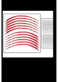 Resim Yamaha Reflektör Kırmızı Iıı Nmax Jant Şeridi 