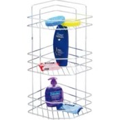 Resim Modatools Banyo Köşe Metal 3 Lü Raf 702 