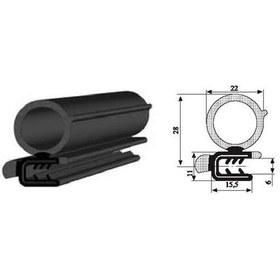 Resim Kapı Fitili Metre Tek Tubink-etekli 18 Mm 50 Mt-503362 