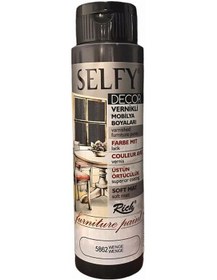 Resim Rich Selfy Decor Vernikli Boya 500Cc - Wenge 5862 
