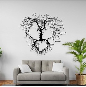 Resim Romantik Tablo Kadın Ve Erkek Temalı Metal Tablo 