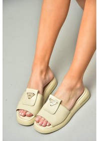 Resim Fox Shoes S518106409 Bej Kadın Terlik Bej 