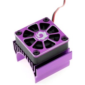 Resim Xiyyadms Traxxas Trx-4 Trx-6 G631/10 İçin Mor Motor Soğutma Fanı - 4.8-11.1v Plastik Metal Aksesuar 