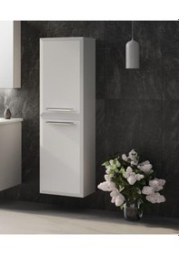 Resim Orka Nuvola 100 Cm Mdf Beyaz Banyo Dolabı Takımı Ve Boy Dolabı Beyaz 