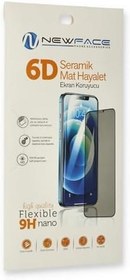 Resim iPhone 13 Mini 6D Mat Seramik Hayalet Nano Ekran Koruyucu 
