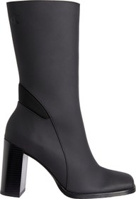 Resim Calvin Klein HEEL ZIP BOOT LTH WN Kadın Siyah Bot 