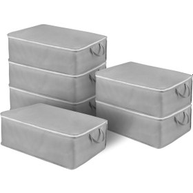 Resim Homedeo - Baza Altı Ve Çekyat Tipi 10 Adet Hurç - 64x45x22cm Antrasit 