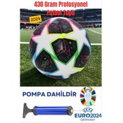 Resim Janva Şampiyonlar Ligi Özel Tasarım Maç Ve Antreman Futbol Topu 430 gram 5 Astarlı Dayanıklı Beyaz 