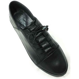 Resim Marine Shoes Hakiki Deri Günlük Kadın Ayakkabı Siyah-Siyah 86 K19 